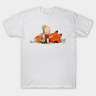 Girl and Fox T-Shirt